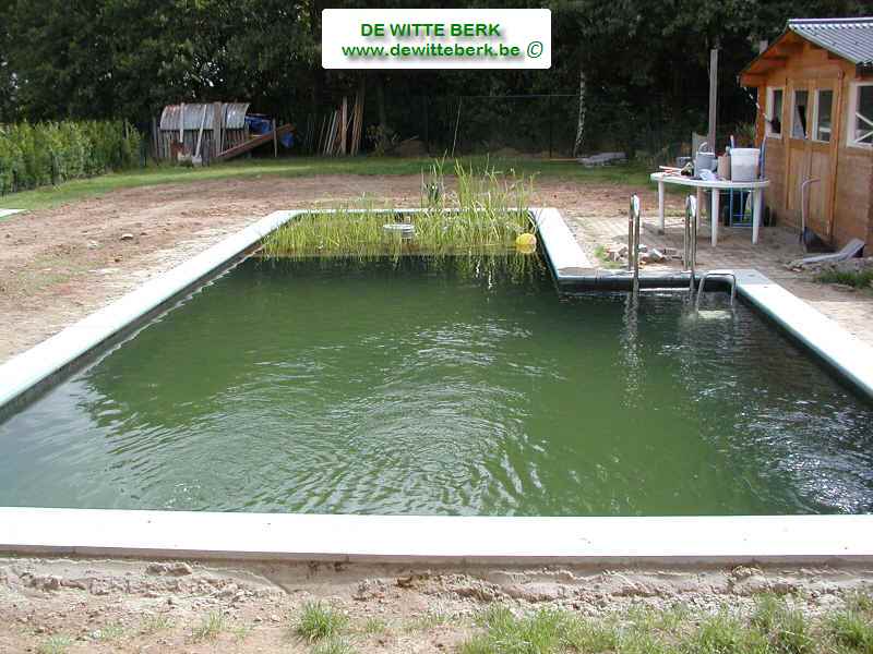Zwemvijver met biofilter